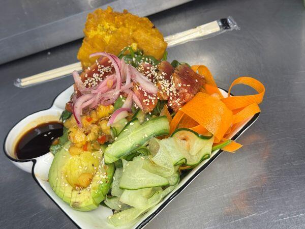 Cuban Seared Tuna Salad